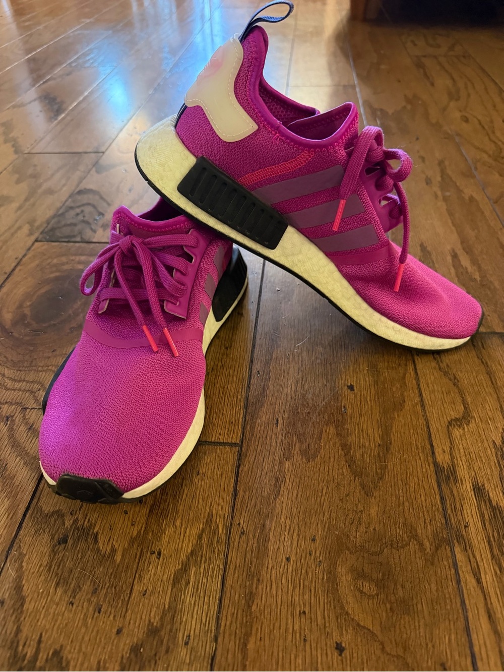 adidas NMD R1 Bright Pink Athletic Shoes